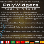 PolyWidgets for PerfexCRM